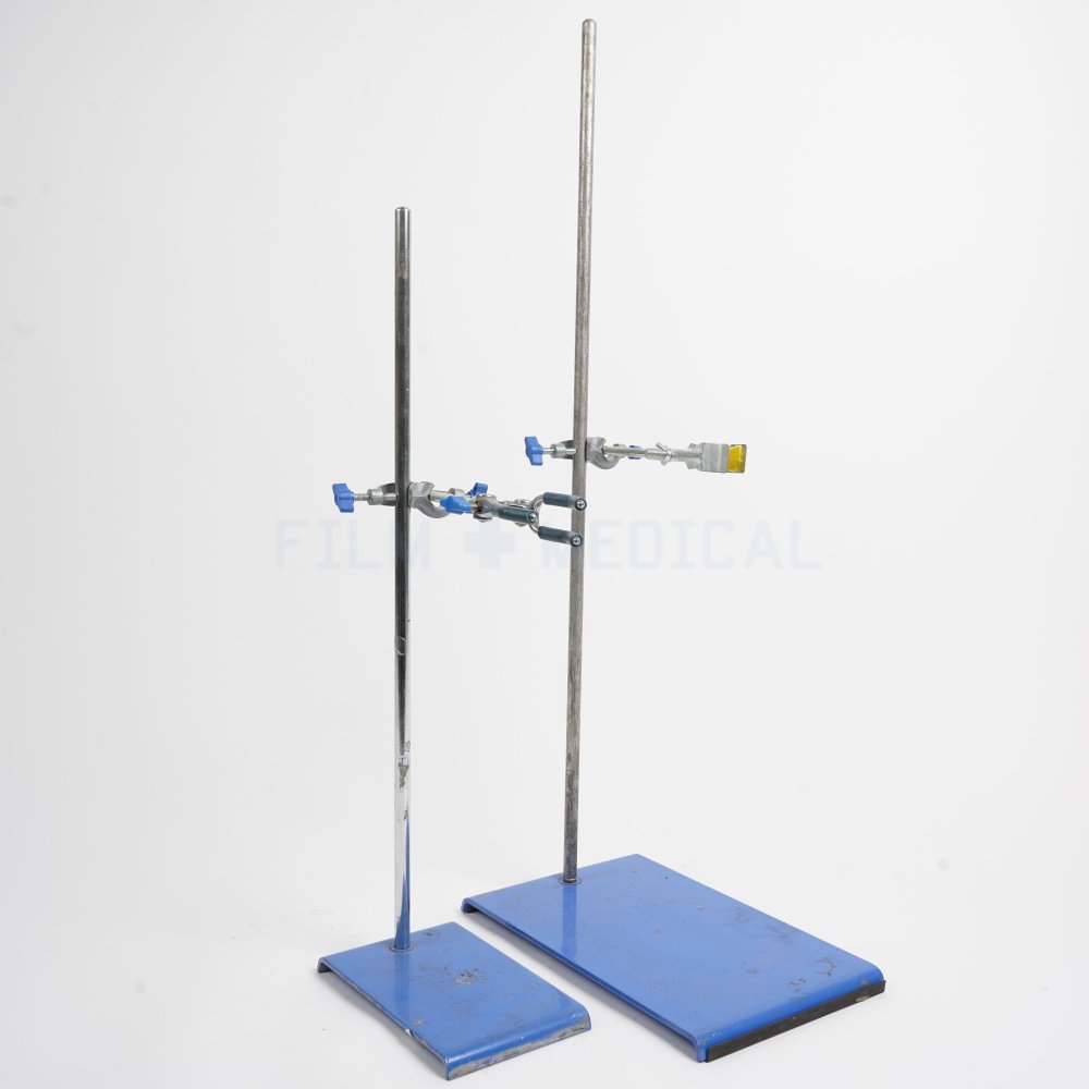 Group Of Retort Stands with Clamp and grip Set Priced Individually