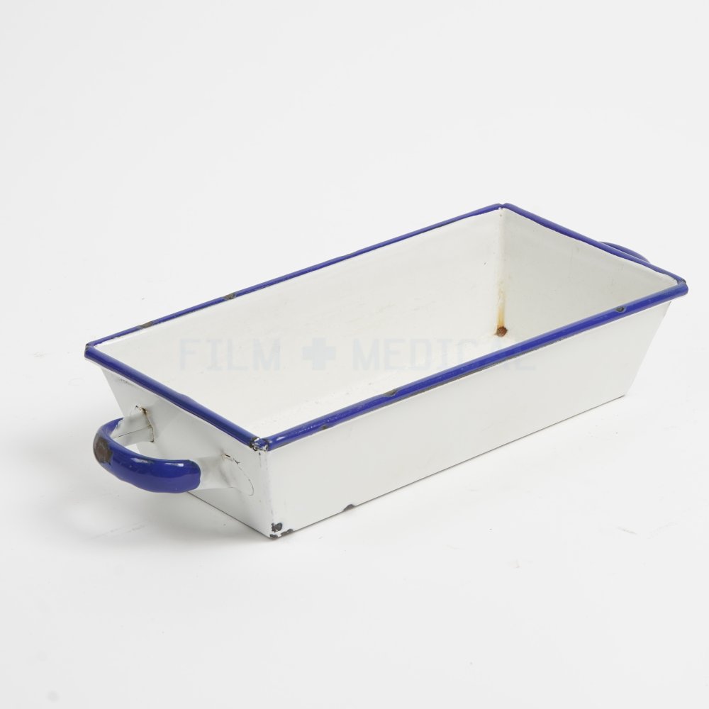 Enamel Tray With Handle FILM MEDICAL