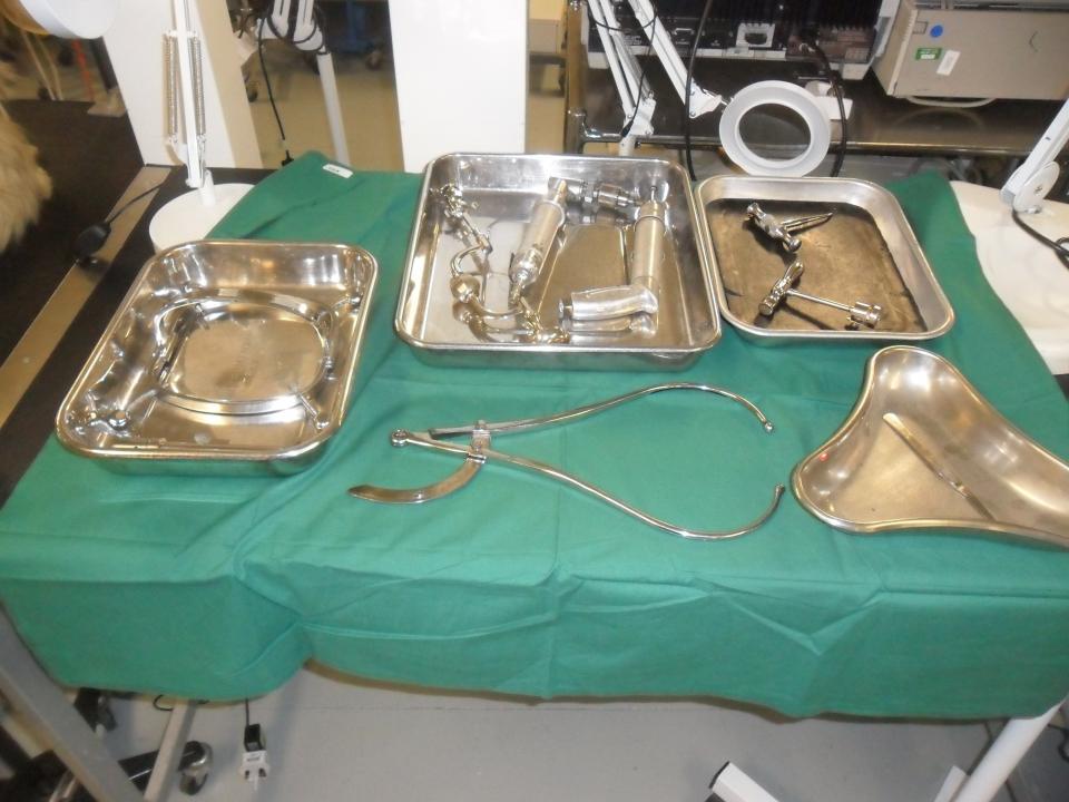 Dissection Tray black base FILM MEDICAL