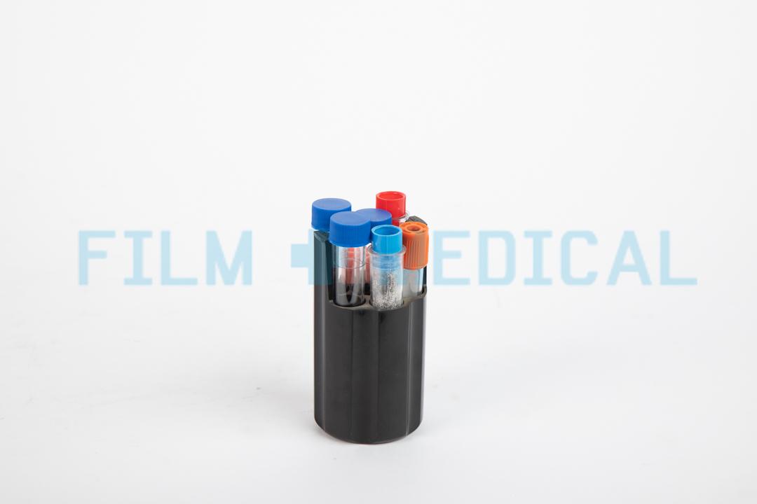 Selection of Vials and Holder FILM MEDICAL