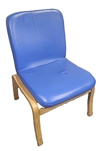 Blue low Back Chair