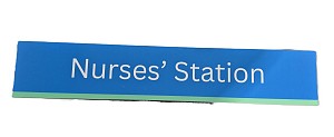 Nurses Station Medium Size Sign