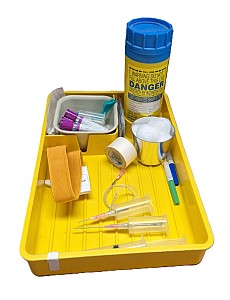Blood Letting Kit with Retractable Blood Letting Needle 