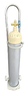 Prop Make Light Oxygen Tank With Trolley