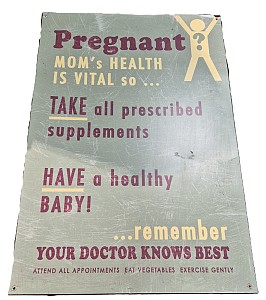 Pregnant Poster Large