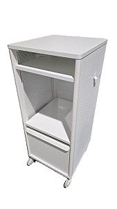 White Storage Trolley 