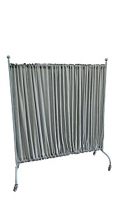 Period Hospital Screen Green Curtain