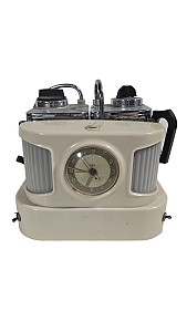 Vintage Tea/Coffee Maker and Alarm Clock