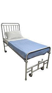Period Metal 3 Part Bed With Mattress