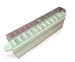 Small Grey Storage box With Clear Lid
