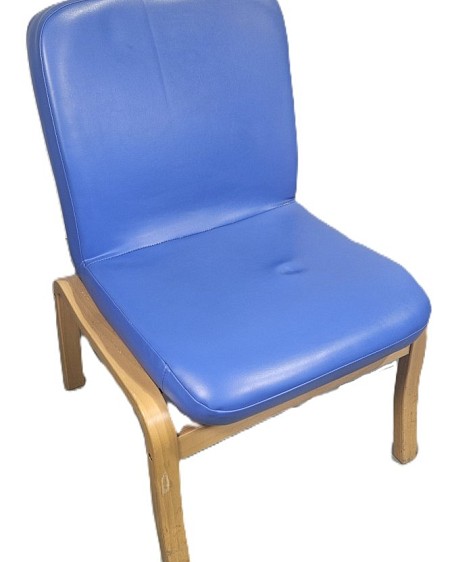 Blue low Back Chair