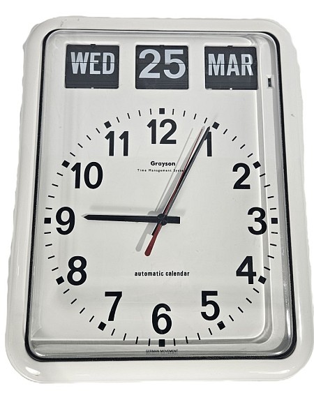 Large Clock With Changeable Date