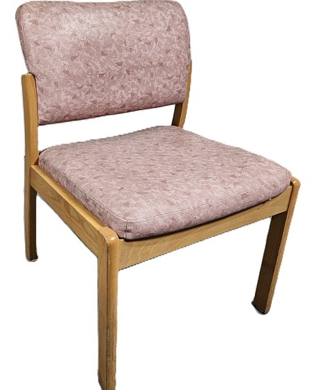 Pink Low Back Chair