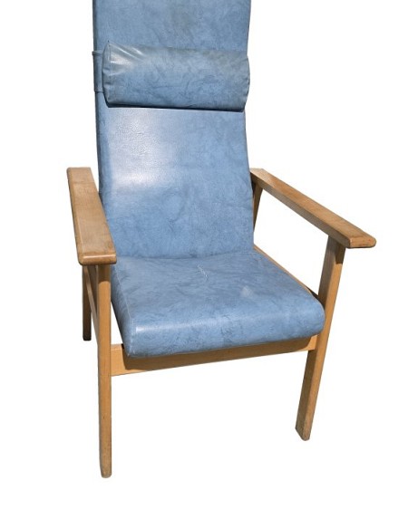 High Back Chair Blue