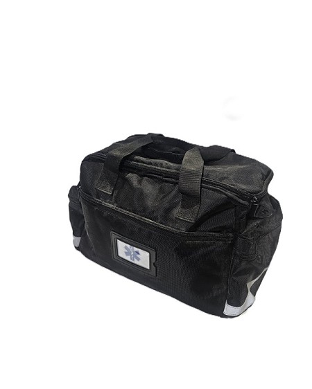Black Paramedic Bag (Stethoscope+ambu Bag + Soft Dressing)