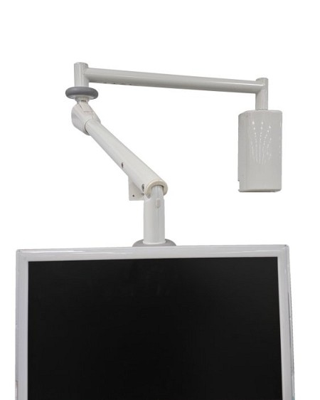 Tv arm + monitor 