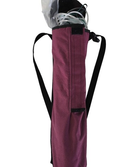 Burgundy Carry On Pouch For Oxygen Tank ( Oxygen Tank Priced Separately )