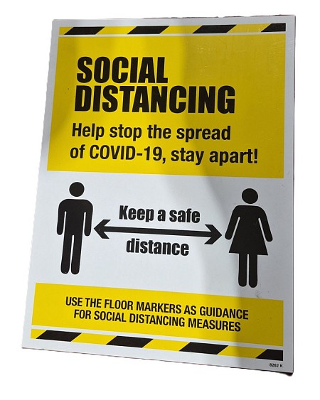 Social Distancing Sign (Medium Sign)