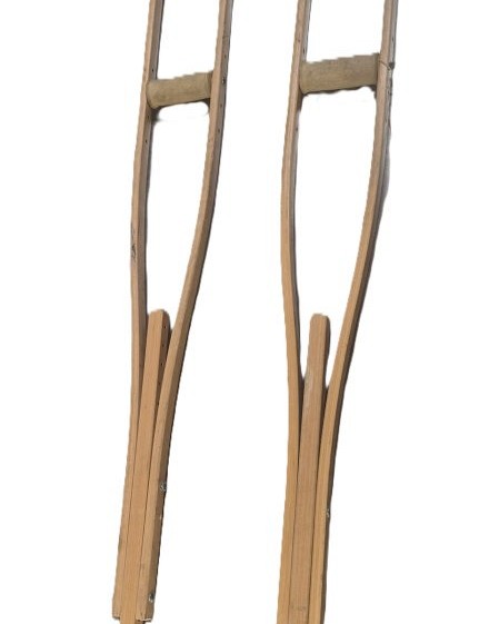 Pair of 1960's Crutches
