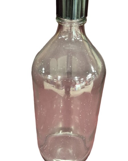 Large Lab Bottle black Top