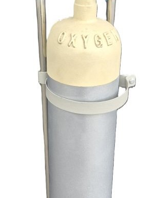 Prop Make Light Oxygen Tank With Trolley
