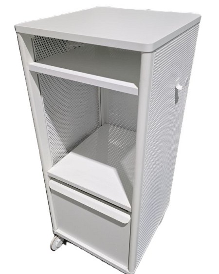 White Storage Trolley 
