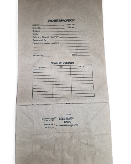 Small Evidence Paper Bag