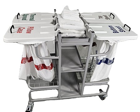 Janitors Linen Trolley With Bags Only