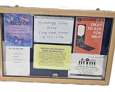 Wall Mounted Notice Board