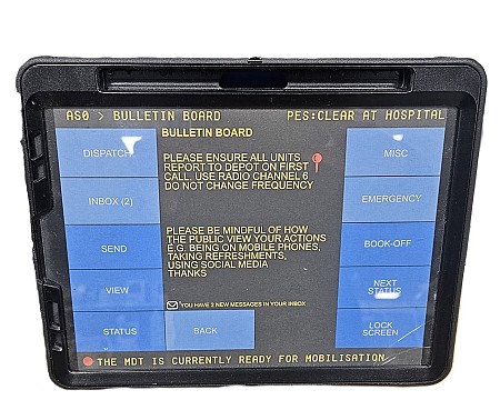 Prop Information Tablet