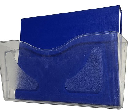 Perspex Folder Holder With Folder (Wall Mount)