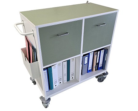 Records Trolley (Green)