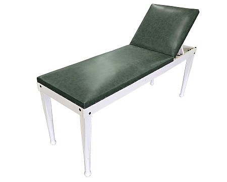Period Examination Couch Wooden Legs