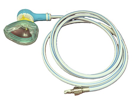 Entonox Breathing Mask & Tubing For Entonox Canister. 