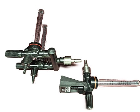 Gas Connections For Medi Rails With Tubing