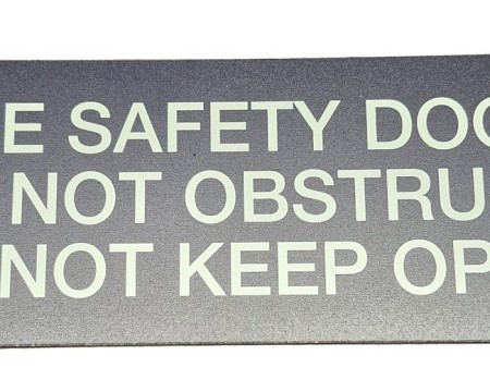 Fire Safety Small Sign