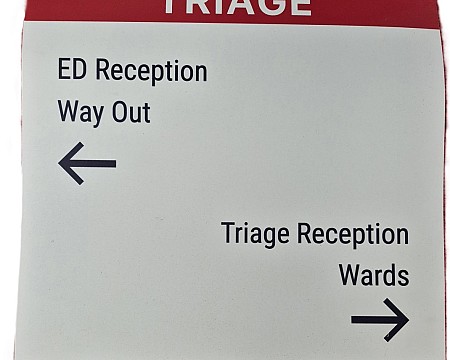 Triage Medium Sign