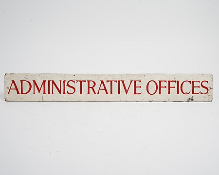 Administrative Office Sign