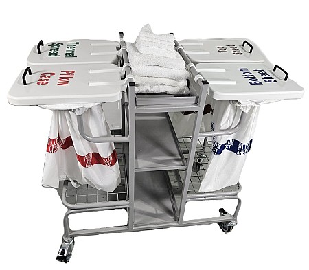 Janitors Linen Trolley With Bags Only