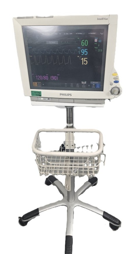Demo Mode Heart Monitor With Back Screen On Stand