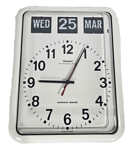 Large Clock With Changeable Date