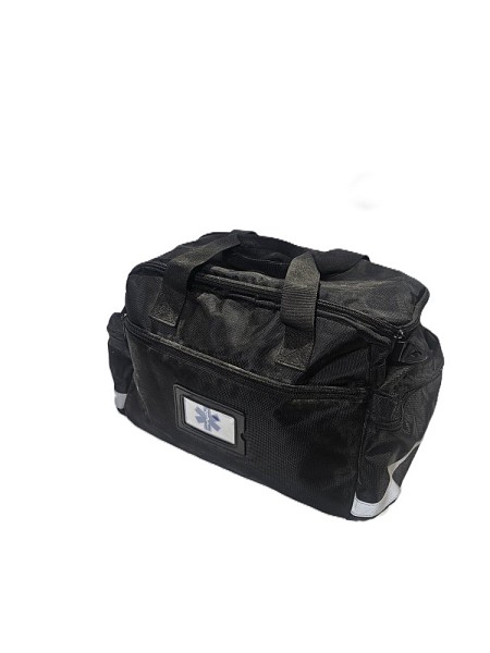 Black Paramedic Bag (Stethoscope+ambu Bag + Soft Dressing)