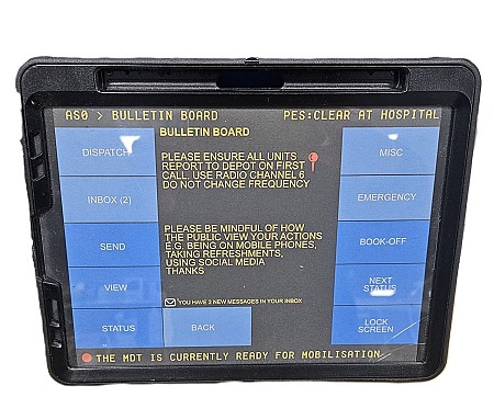 Prop Information Tablet