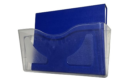 Perspex Folder Holder With Folder (Wall Mount)