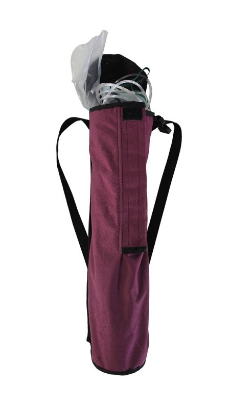 Burgundy Carry On Pouch For Oxygen Tank ( Oxygen Tank Priced Separately )