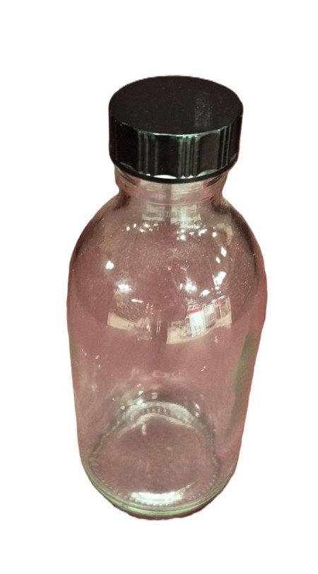 Small Lab Bottle Black Top