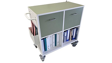 Records Trolley (Green)