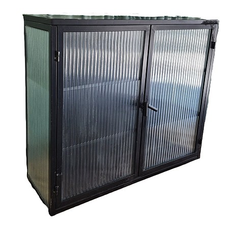 Small Desk Or Wall Mounted Cabinet Black