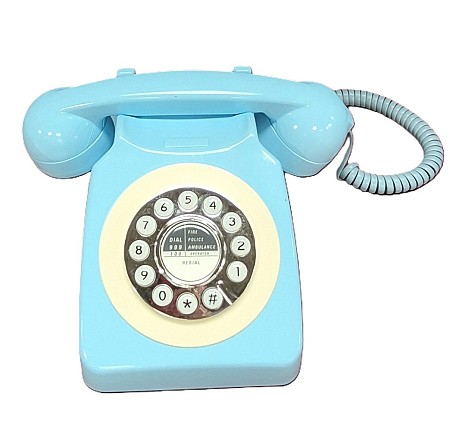 Modified Rotary Phone, With Vibrating Handset