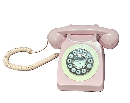 Modified Rotary Phone With Vibrating With Hand Set (Receiver)